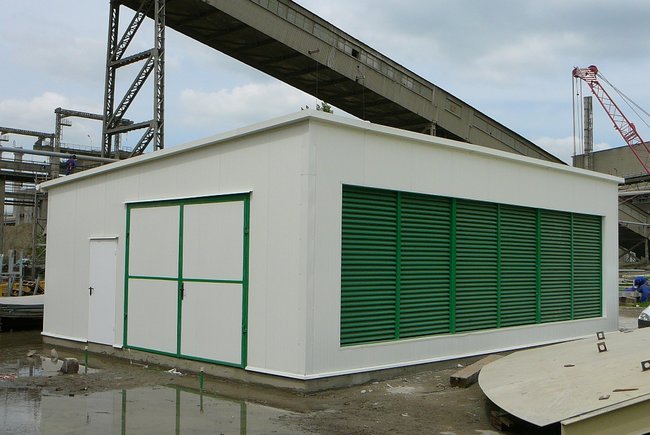 Kontenery Techniczne - obudowa sprężarki